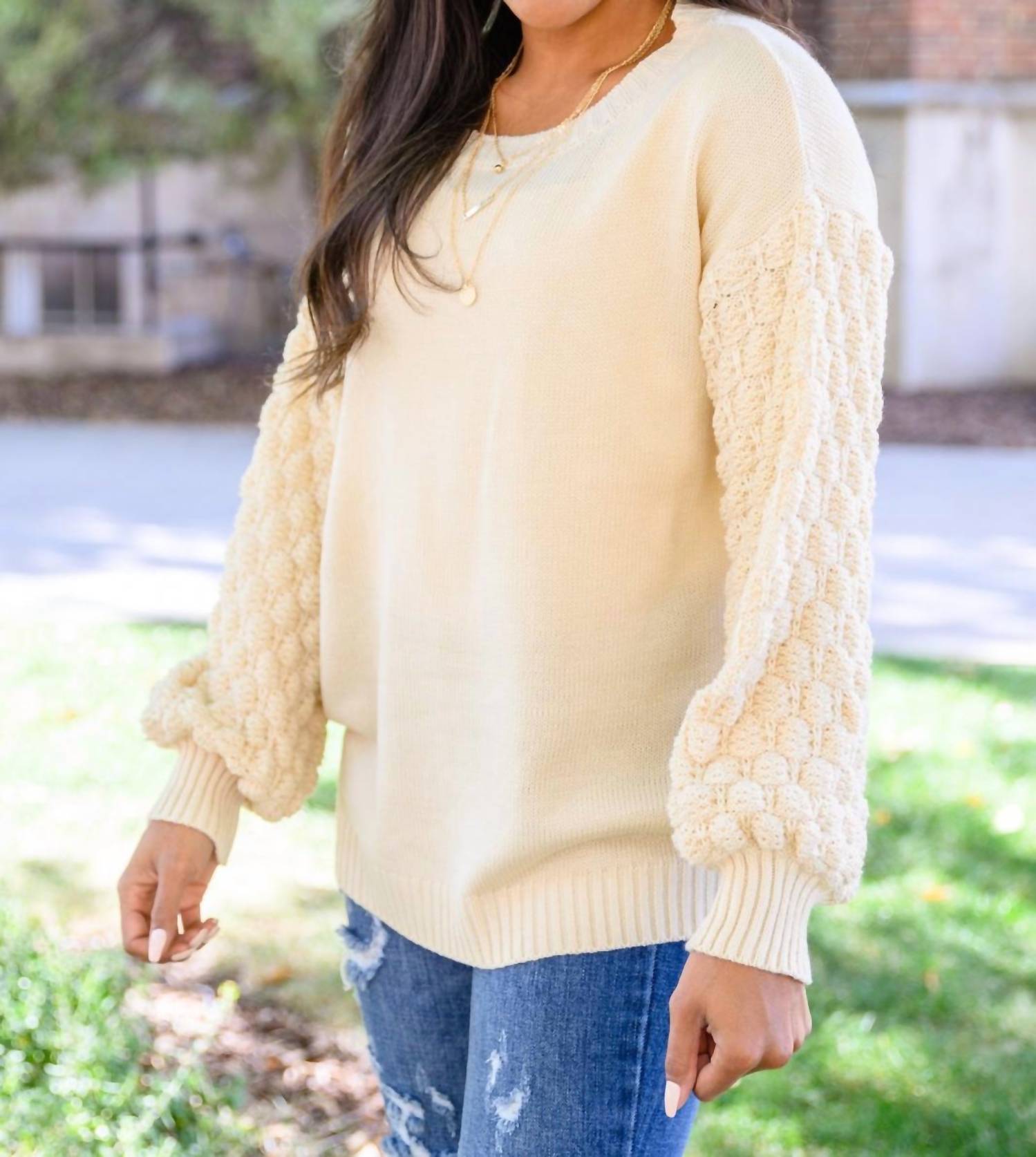 Bubbly B Sweater