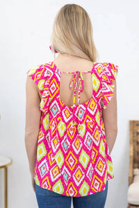Andree By Unit - Square Aztec Blouse