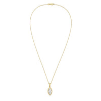 Diana M Jewels - Women's Marquise Lab-Grown Diamond Pendant Necklace (3.00 Ct) - Signature