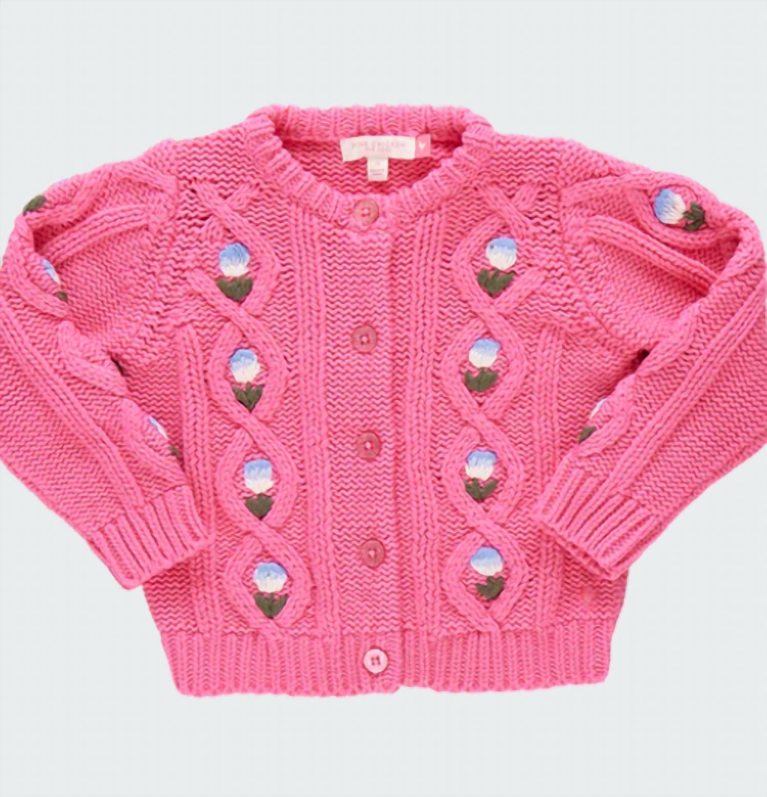 Pink Chicken - Kids Dahlia Diamond Sweater