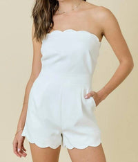 Day + Moon - Whitley Strapless Romper
