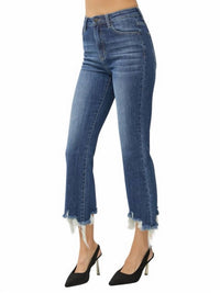 Risen - No Satisfaction Ankle Flare Jeans