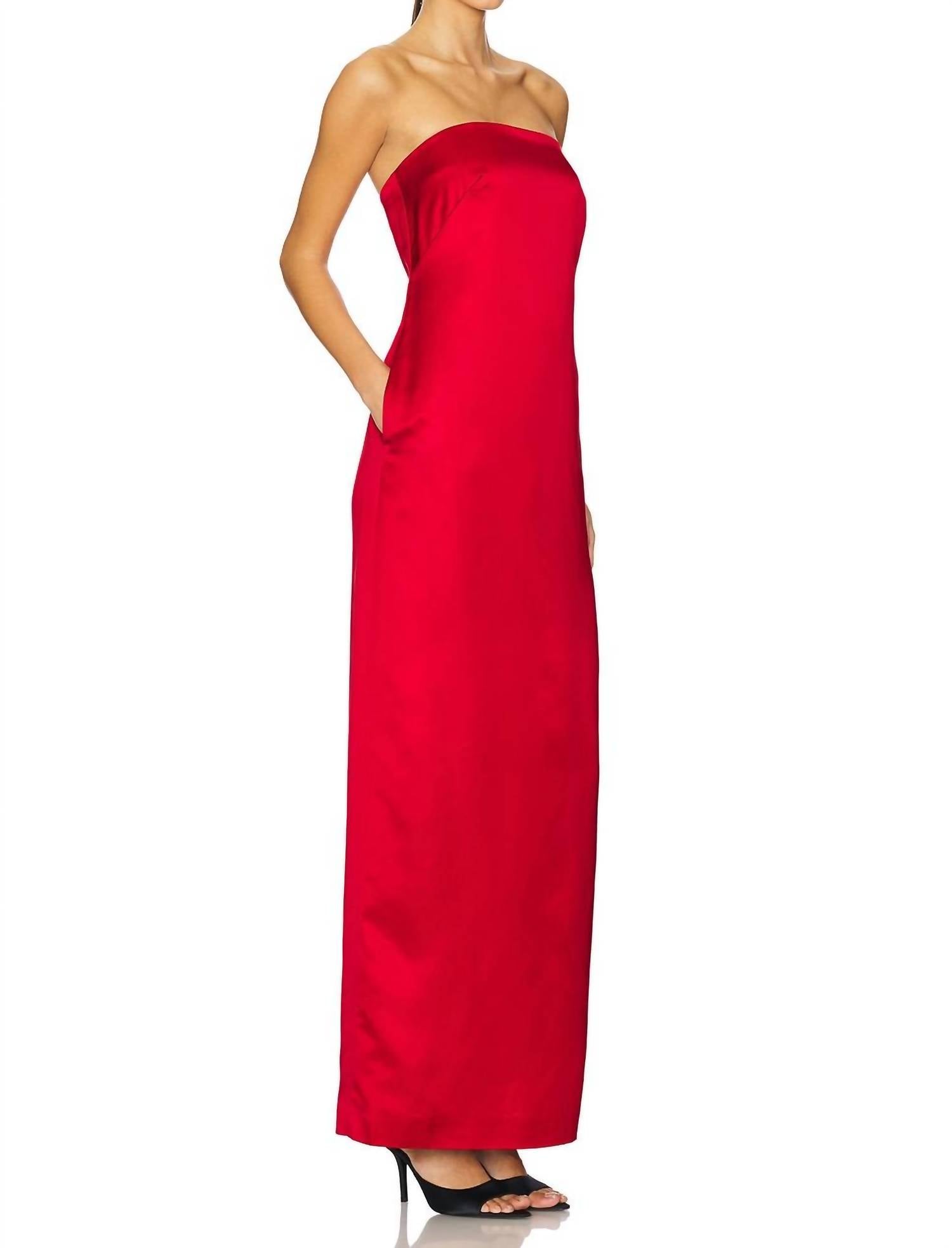 A.L.C. - Ani Strapless Satin Gown