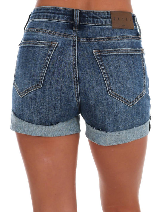 Saige Denim - Bayside Breeze Tummy Control Cuff Shorts