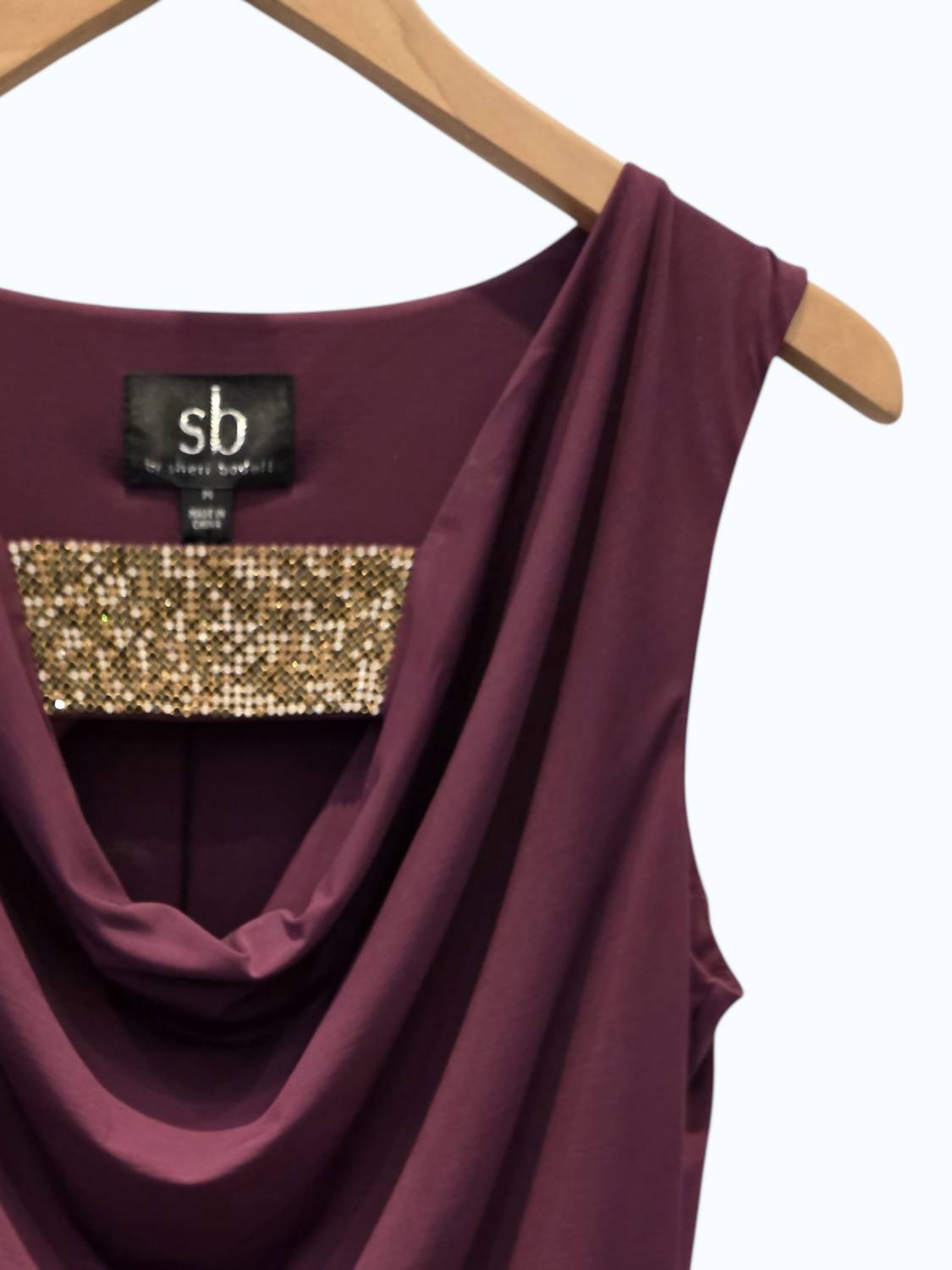 Sheri Bodell - Women's Squared Rhinestone Patch Tank