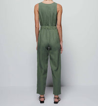 Nation Ltd - Women's Kiera V-Neck And Easy Elastic Waist Jumpsuit