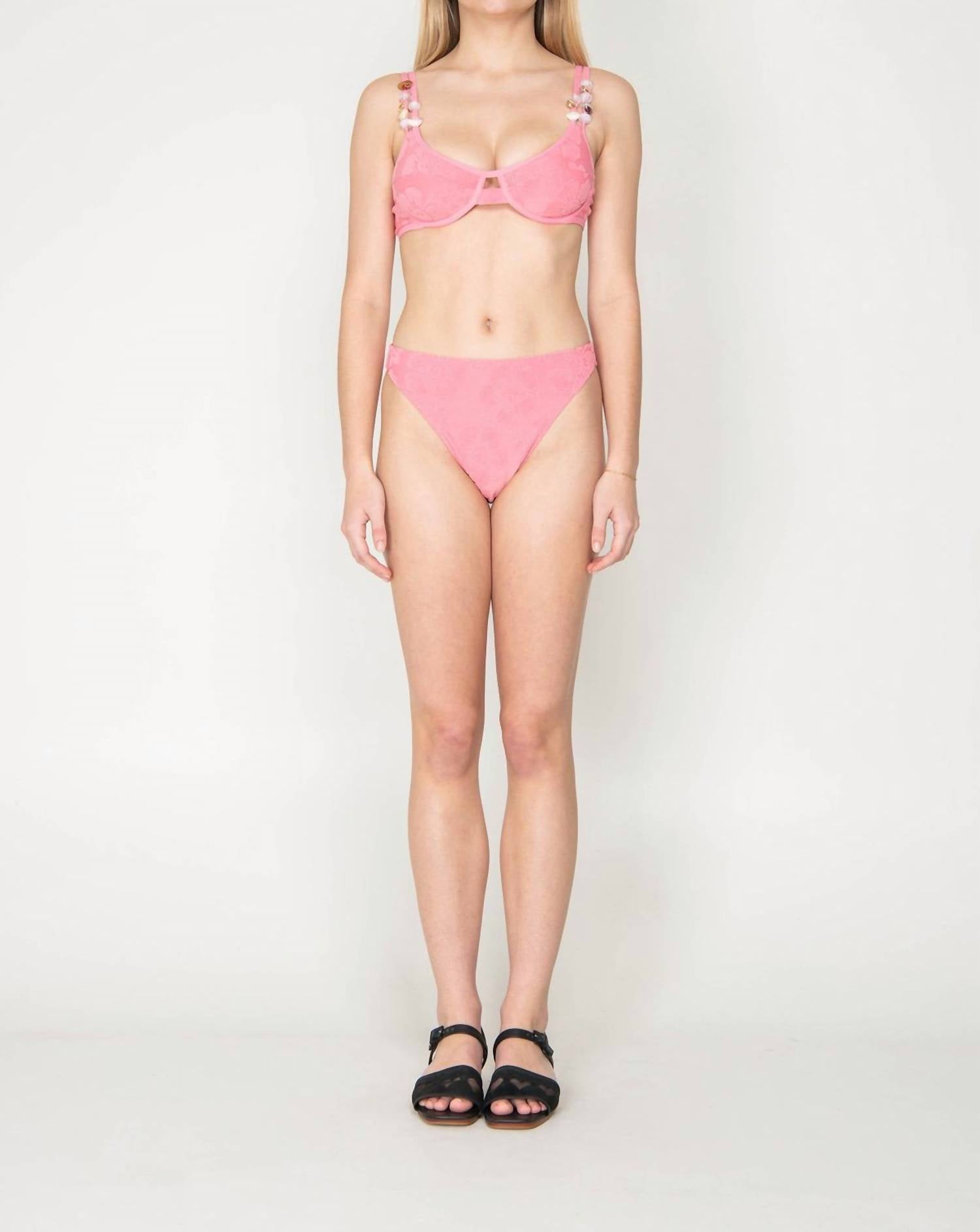 Em On Holiday - Women's Terry Hibiscus Bikini Set