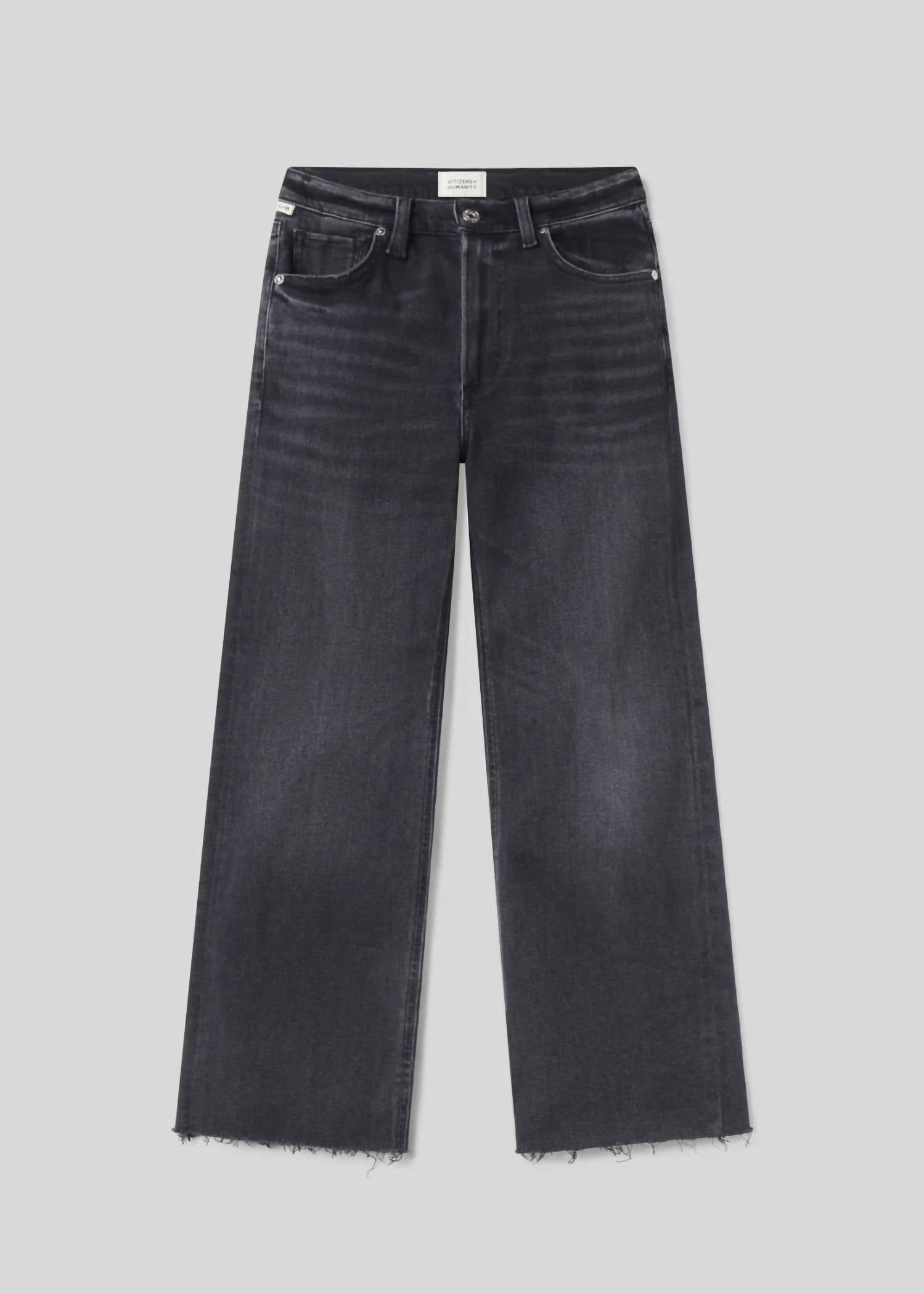 Citizens of Humanity Palma Straight Raw Hem Jean in medallion - women's jeans - view 5