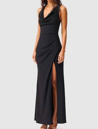 Elliatt - Euphoria Draped Cowl Maxi Gown