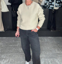Grade & Gather - Rolled Edge Sweater