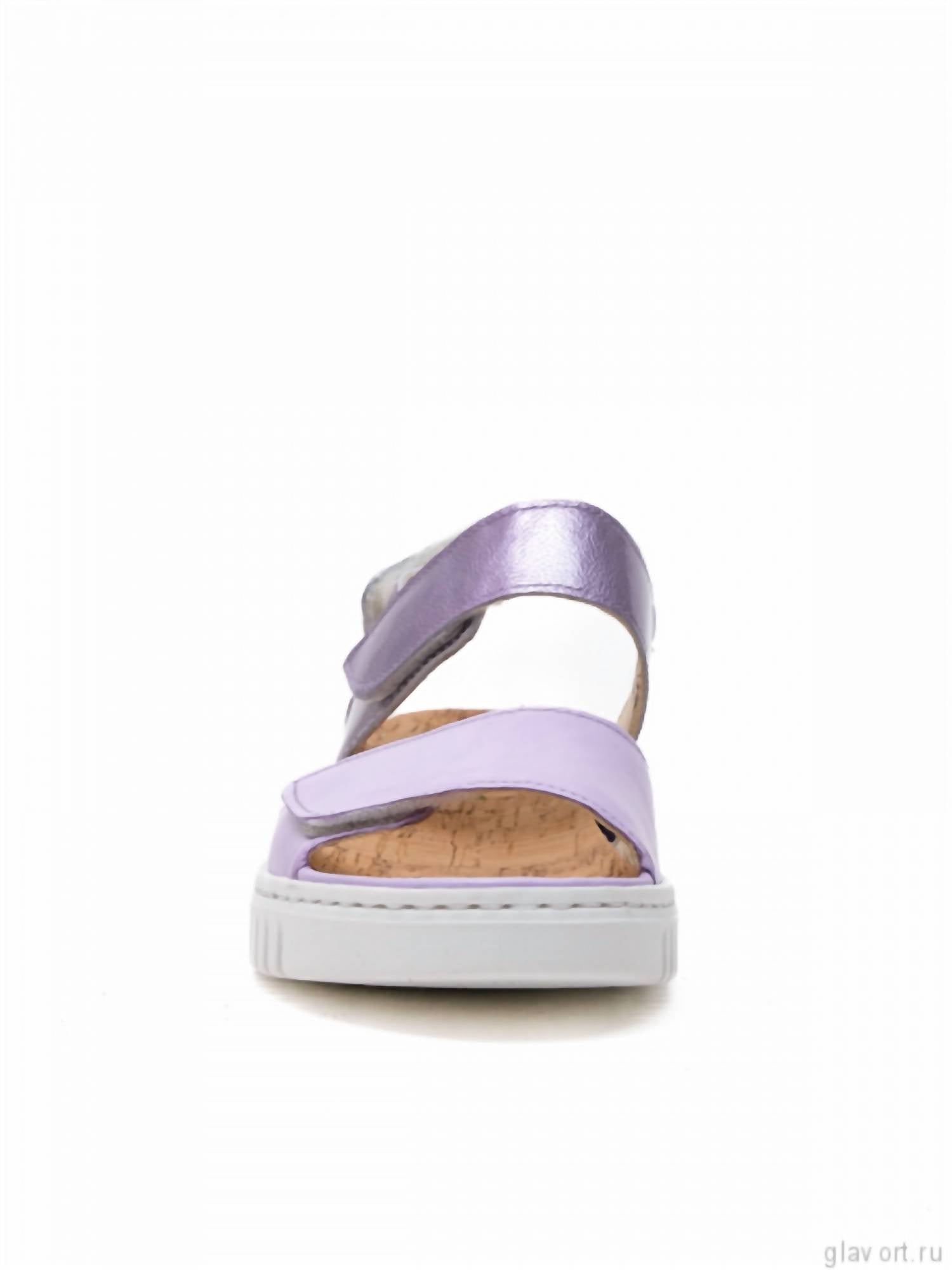 Waldlaufer Women’s Willow Wedge Sandal in lavender - women's sandal - alternate view