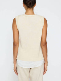 Brochu Walker Morrow Top in ecru - women's sweater - alternate view