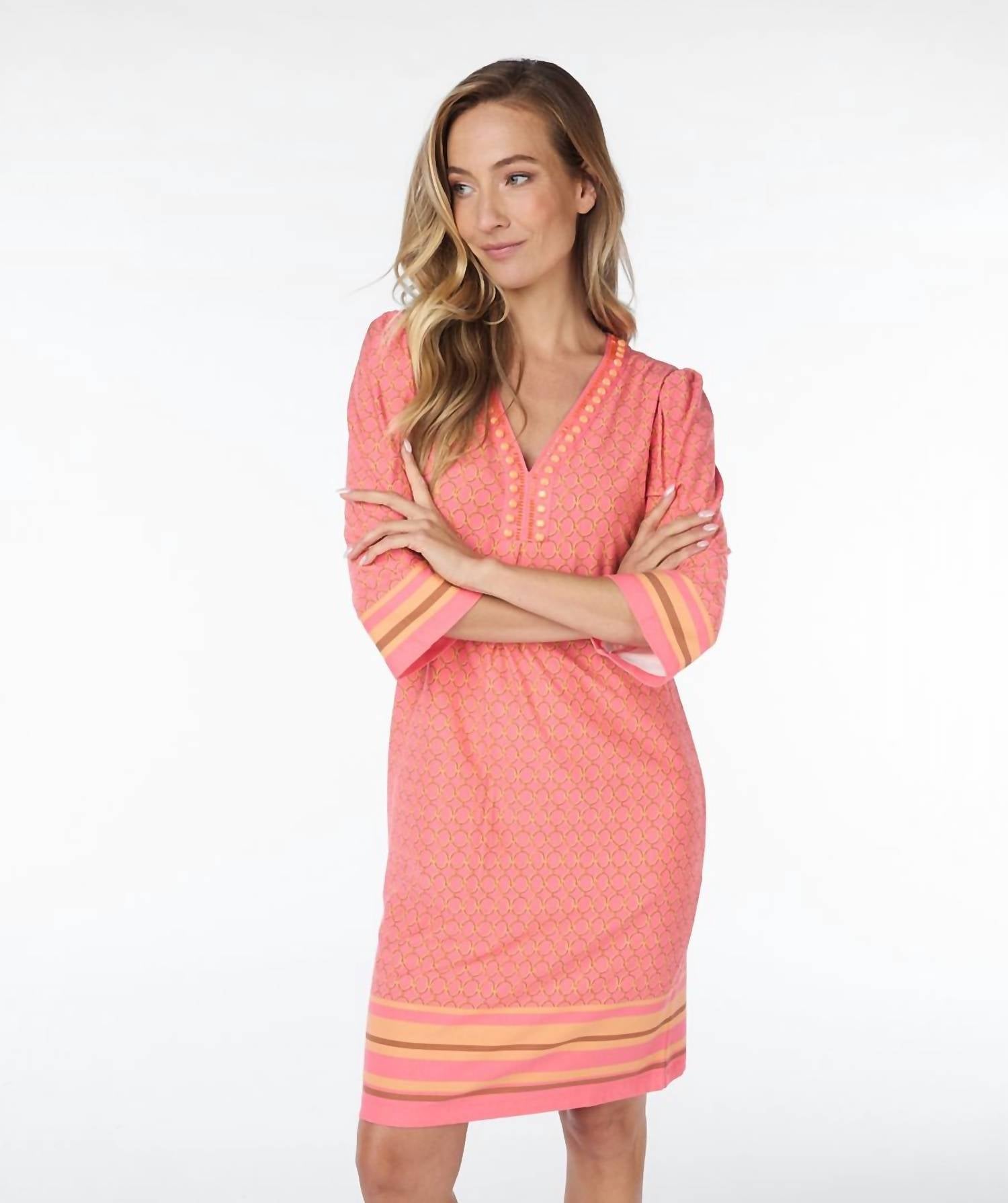 Esqualo - Cara Chain Print Dress