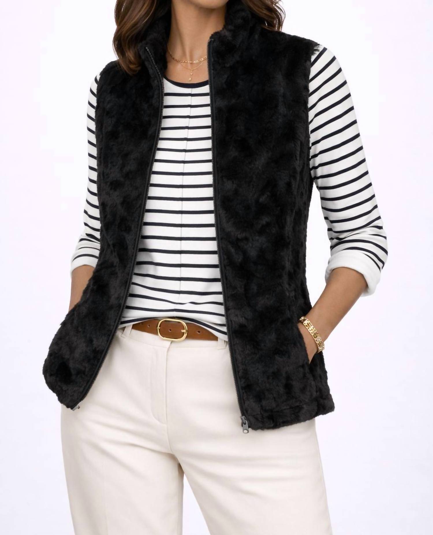 J'Envie/Eli - Bern Faux Fur Vest