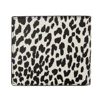 Saint Laurent - Women's Babycat Leopard Leather Bifold Wallet