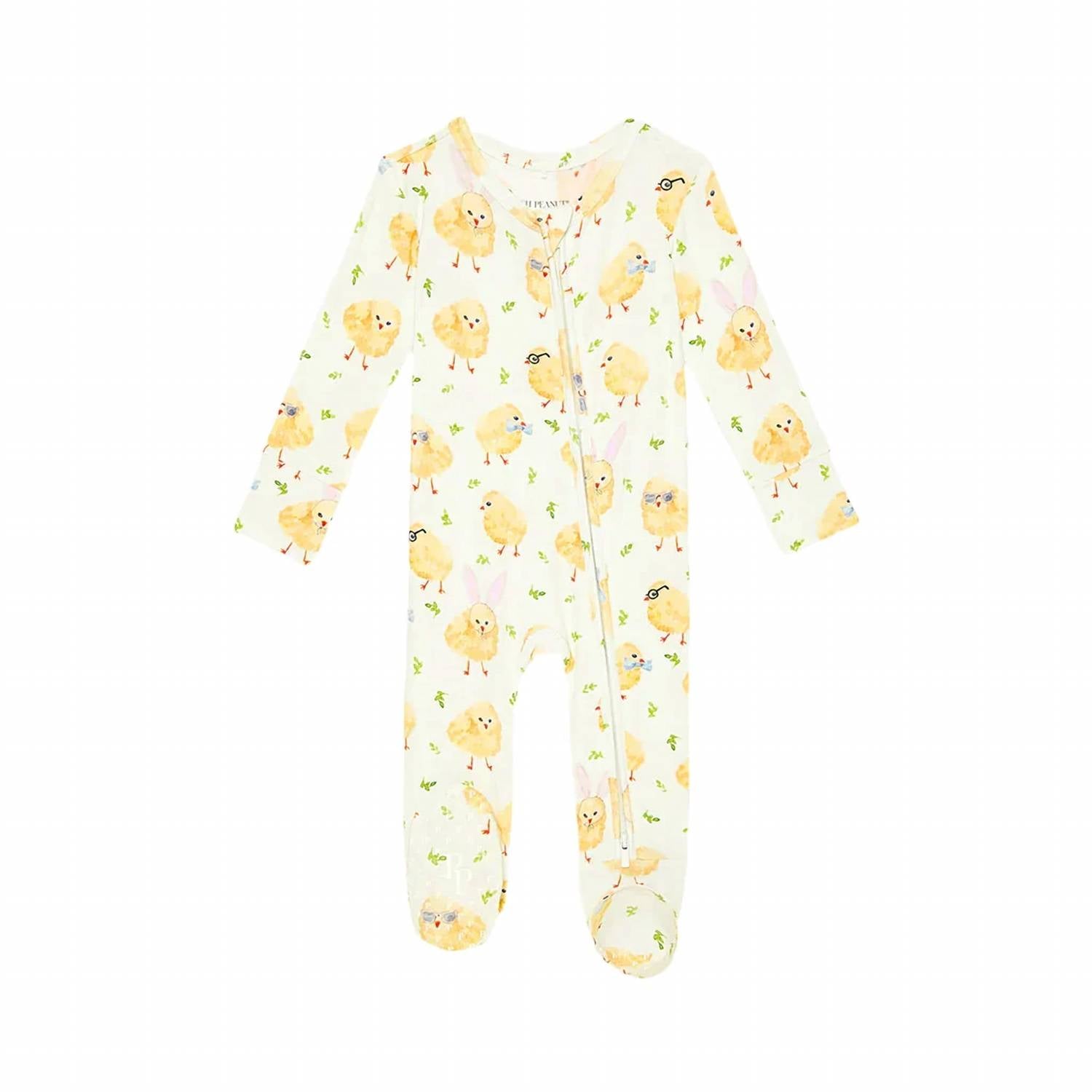 Posh Peanut - Unisex Baby Charles Zippered Footie
