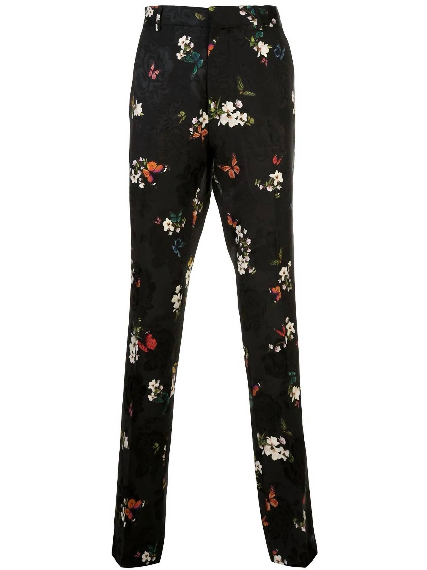 Amiri Butterfly Jacquard Pants in black - men's pants - view 4