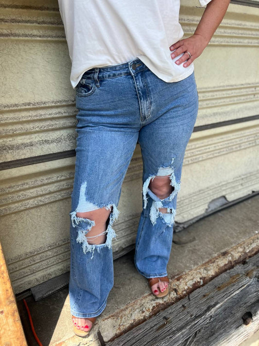 Anniewear - Juniper 90's Wide Jeans