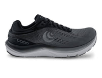 Topo Athletic Women's Magnifly 5 Shoes in charcoal black - women's shoe - detail view