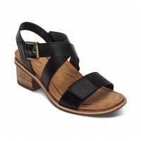 Aetrex Women's Kristin Sandal in black - women's sandal