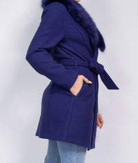Haute Moda - Furry Trench Coat