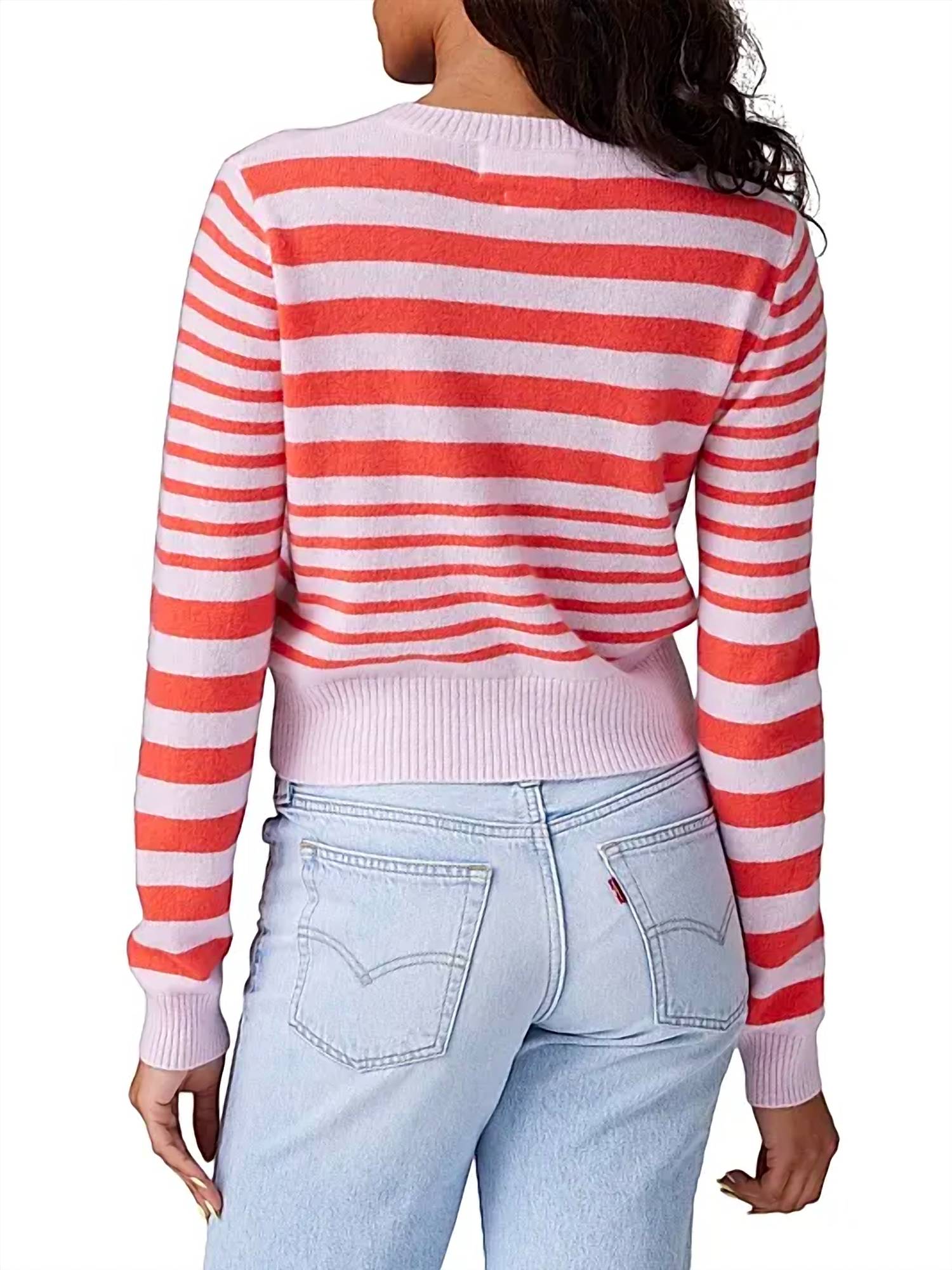 Colorush - Striped Womad Little Crew Cashmere Sweater