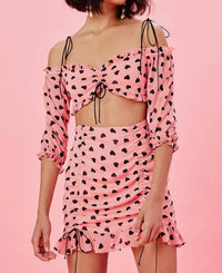 For Love & Lemons - Dominique Mini Skirt