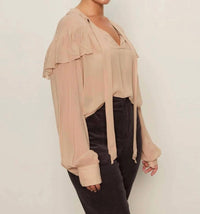 Sanctuary - Fade Into You Ruffle Blouse