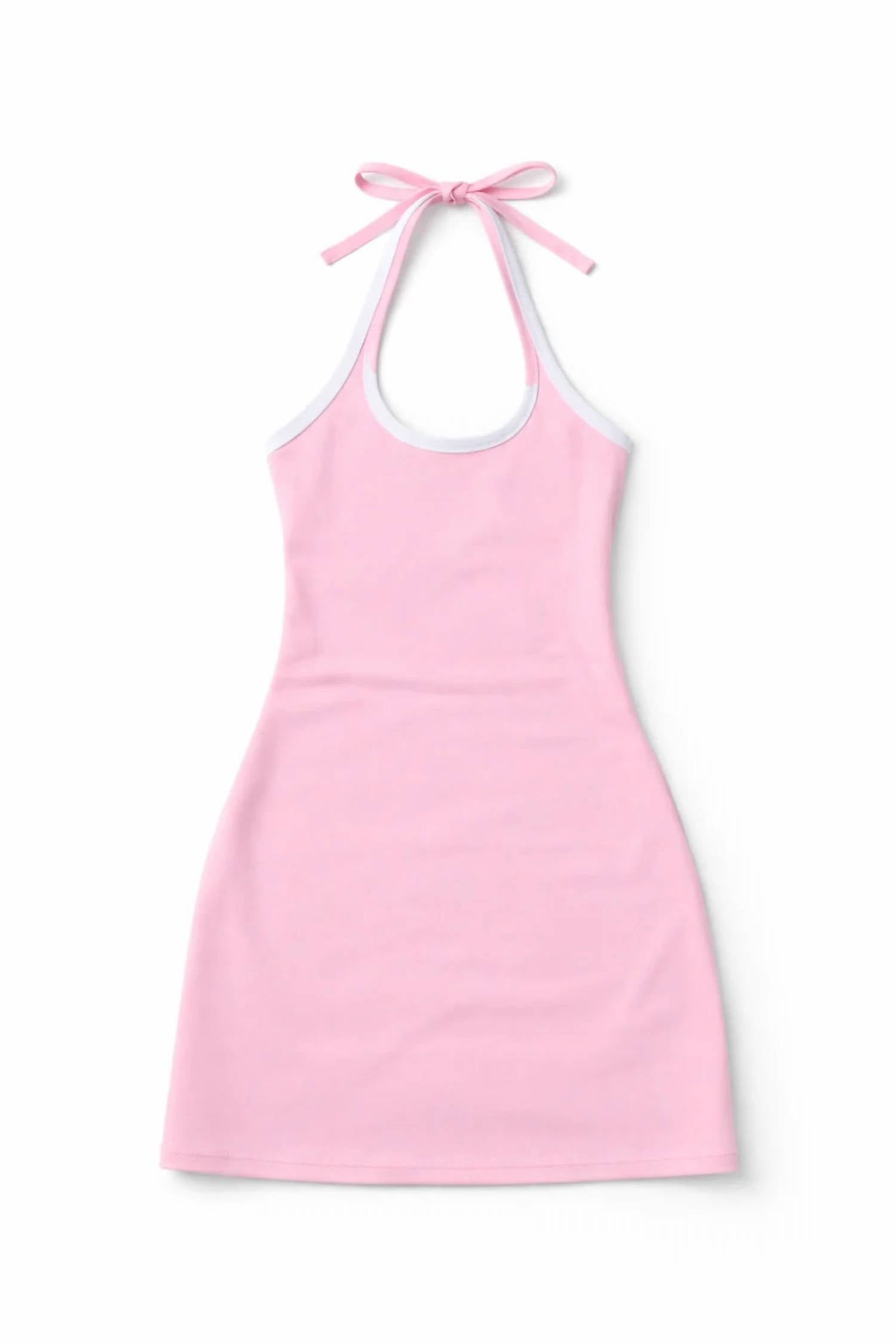 Theme - Girls Mackenzie Halter Mini Dress