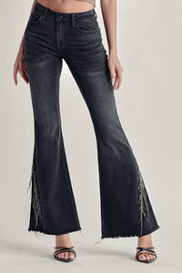 Risen - Women's Rhinestone Detailed Flare Jean