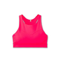 BROOKS Drive 3 Pocket Run Bra in hyper pink - women's intimate - view 5