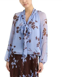 Cartolina Nantucket - Alma Upstate Floral Long Sleeve Blouse