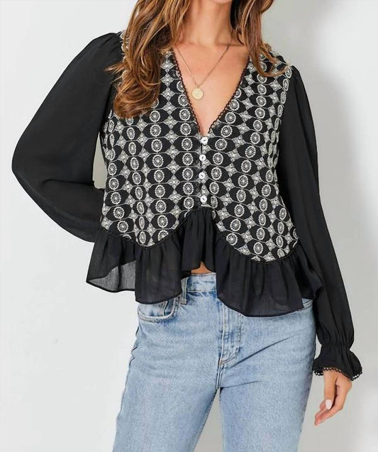 Baevely By Wellmade - Hello Nightfall Top