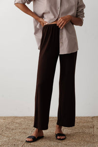Donni. - Baby Rib Scallop Pant