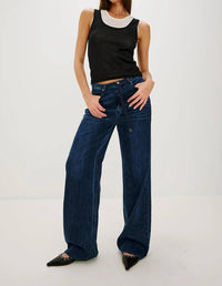 Rails Normandie Wide-leg Denim Pant in oceana - women's jeans - alternate view