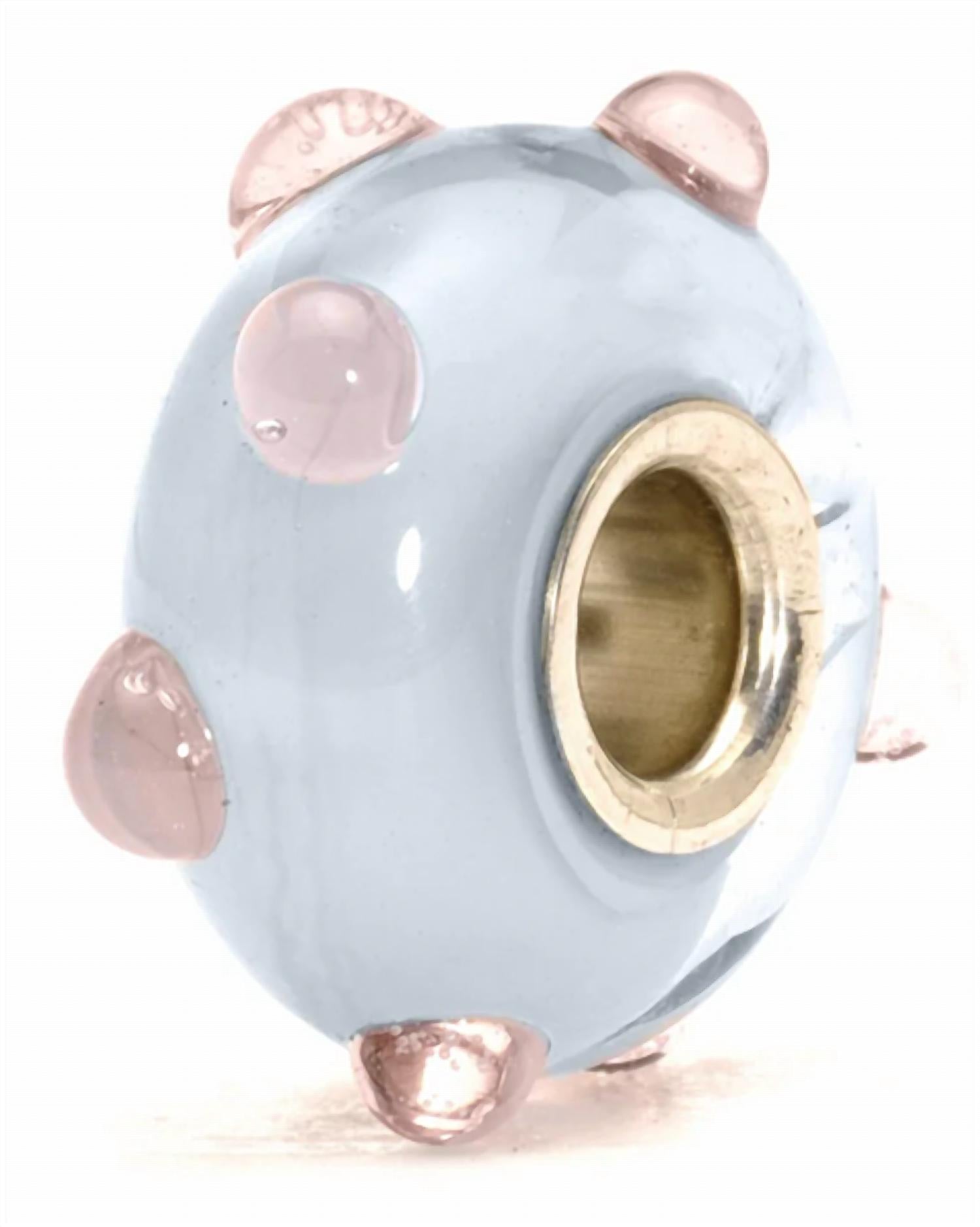 Trollbeads Women's Pastel Bud Glass Bead Charm in blue - women's accessory