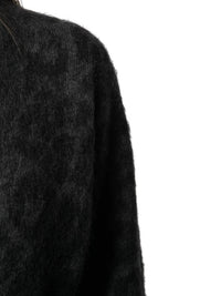 Valentino - Leopard Pattern Belted V Neck Cardigan