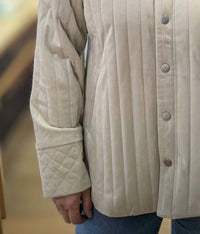 FOIL Valarie Jacket in oyster - women's jacket - detail view