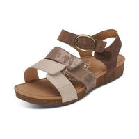 Aetrex - Women's Lilly Adjustable Quarter Strap Sandal