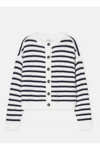 Closed - Striped Crew Cardigan
