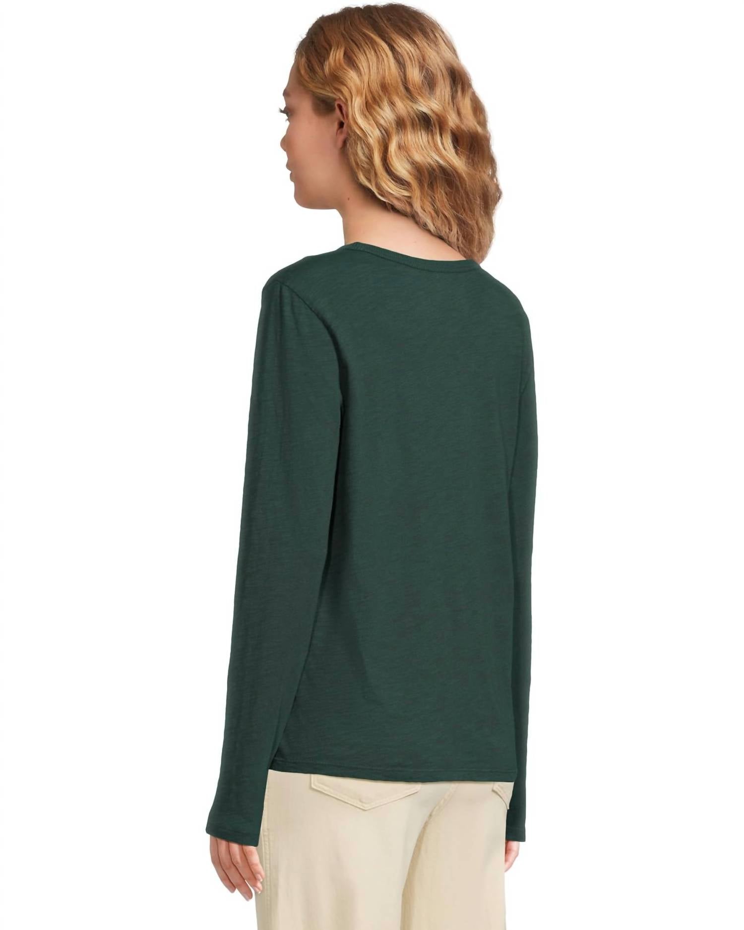 Elliott Lauren - Long Sleeve V-neck Knit Top