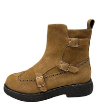 The FLEXX Women's Anita Leather Ankle Boot in tan - women's shoe