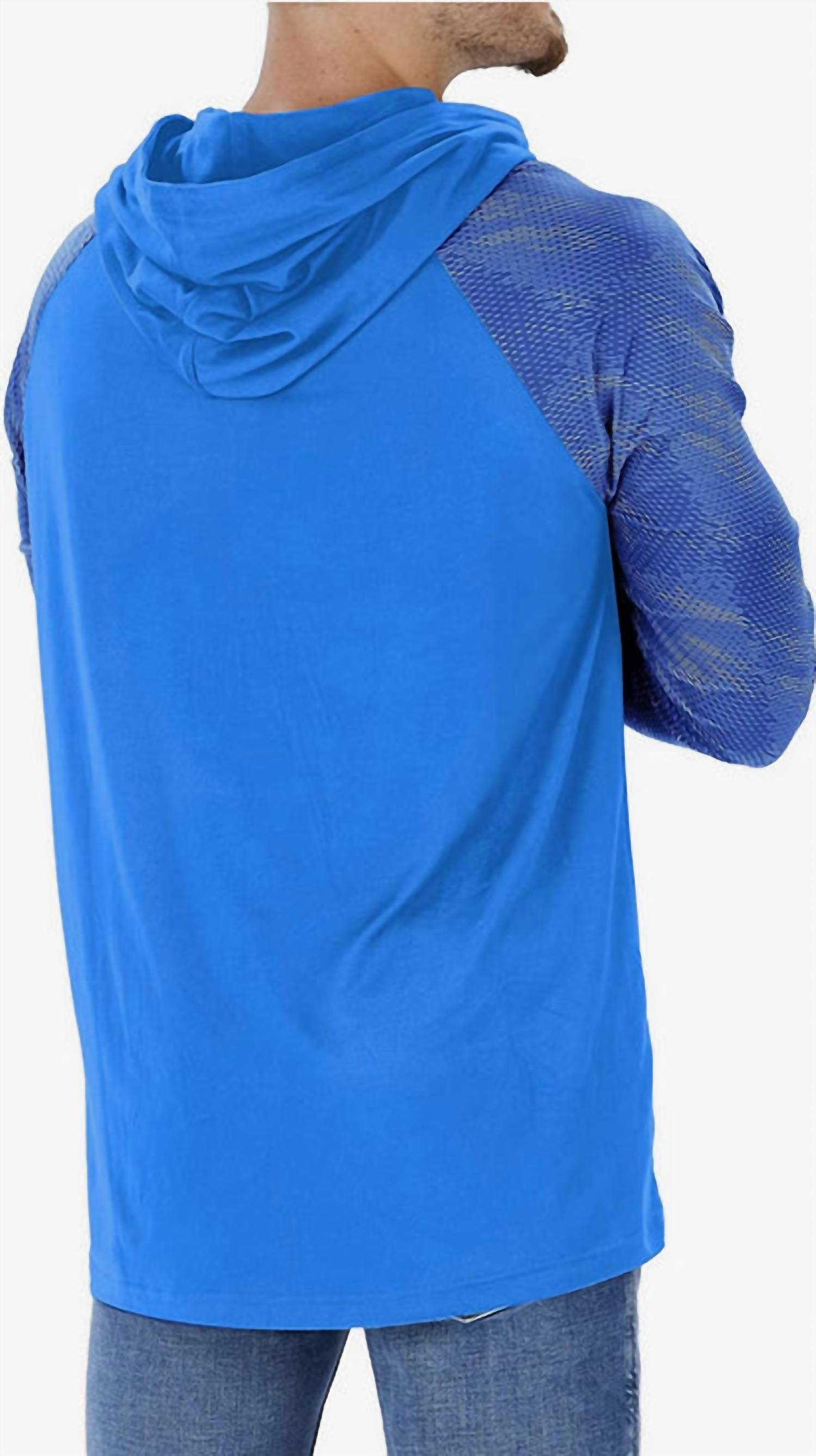 Zubaz - LOS ANGELES CHARGERS NFL TEAM COLOR HOODIE