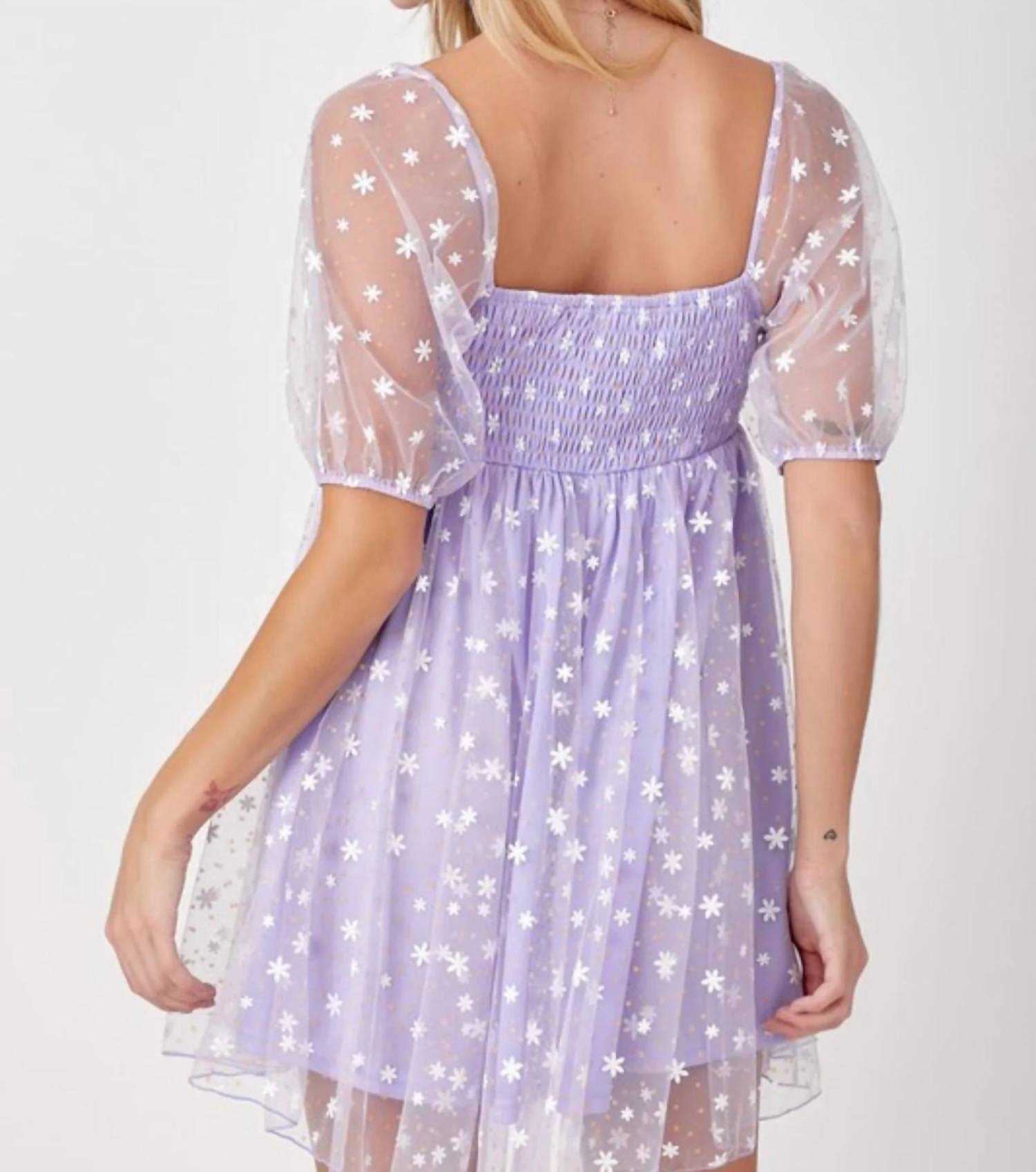 Baevely By Wellmade - Enchanted Meadow Mini Dress