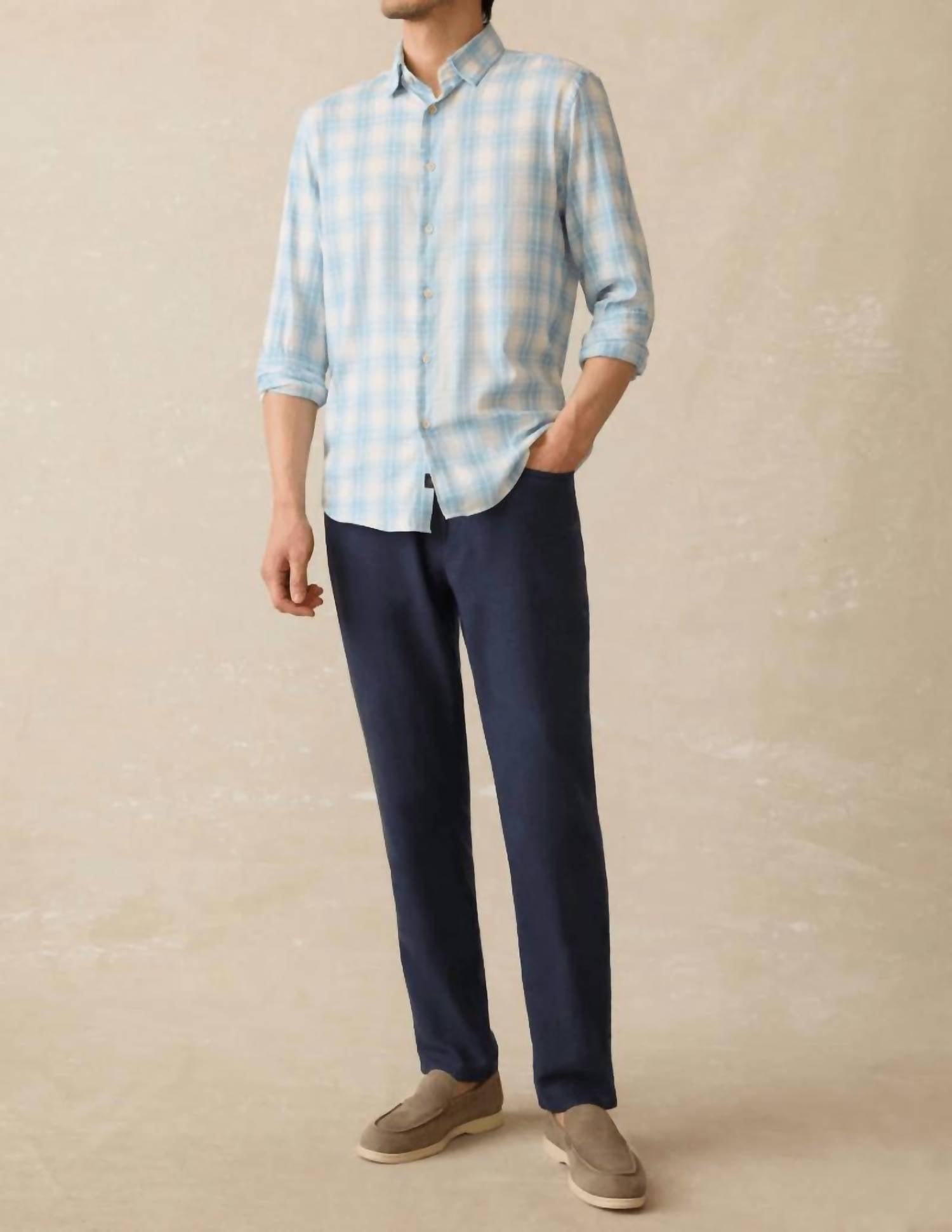 Faherty - Movement Linen 5-pocket Pant