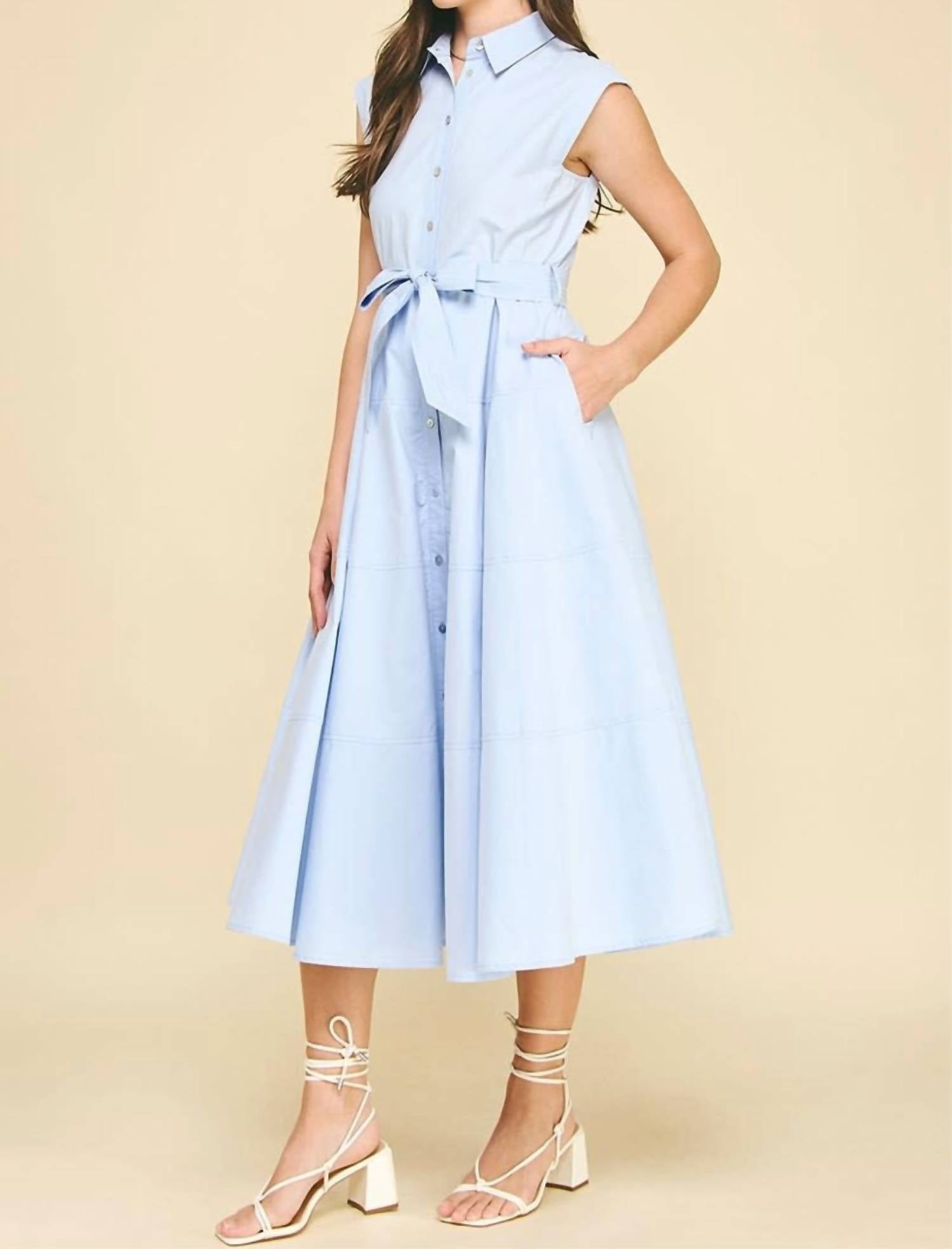 Pinch - Button Down Maxi Dress