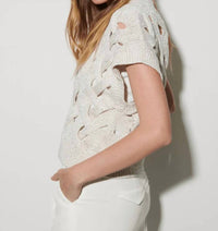 Luisa Cerano - Cable Knit Tank Sweater