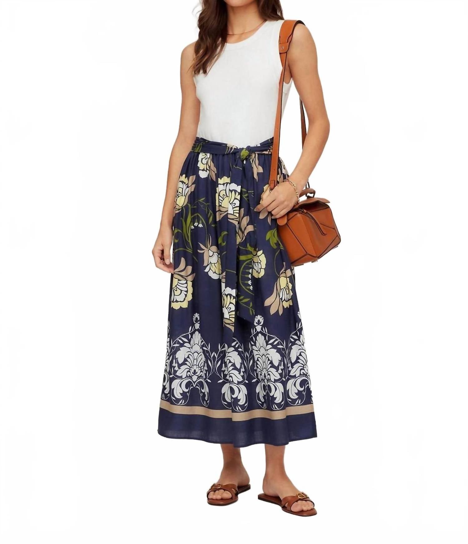Fifteen Twenty - Seline Contrast Midi Dress
