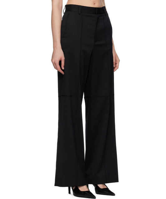 Maison Margiela - Wide-leg Poly Wool Blend Trousers