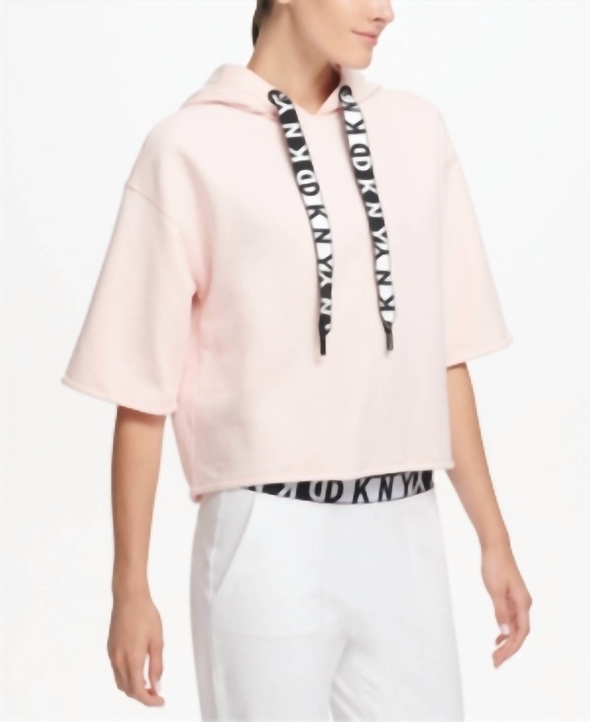 Dkny - Sport Relaxed Cropped Hoodie